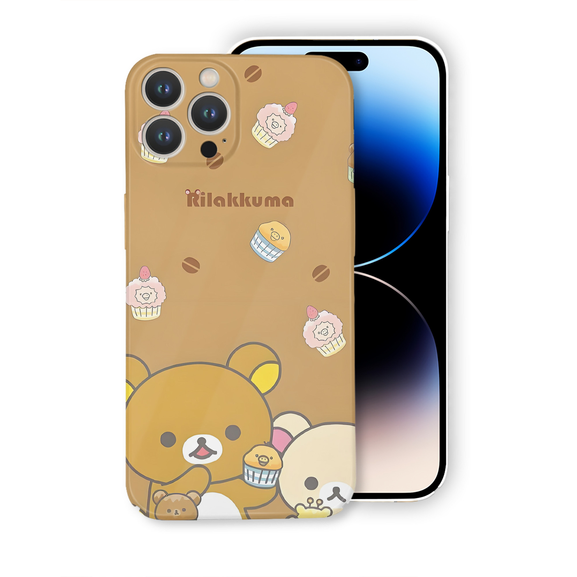 （画像用） リラックマ リラックマ キイロイトリ Rilakkuma Korilakkuma Kiiroitori 【iPhone 14シリーズ対応】ハードケース